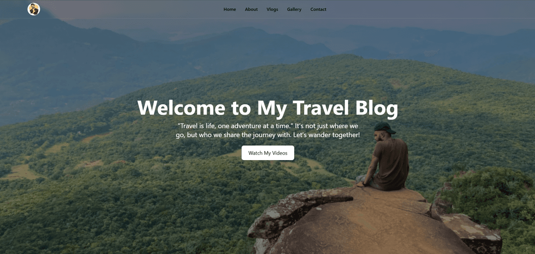 Travel Blog Website